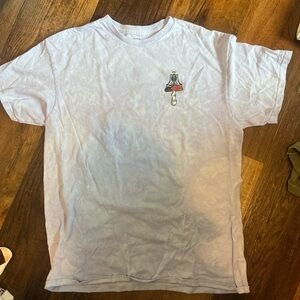 Purple Short Sleeve Crew Neck Tee